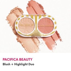 PACIFICA BEAUTY Blush + Highlight Duo — Fire Lit and Glimmer Shimmer (New)